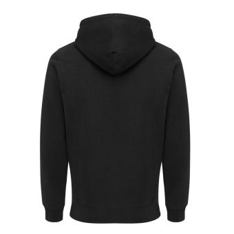 Iqoniq Abisko recycled cotton zip through hoodie, black Black | XXS