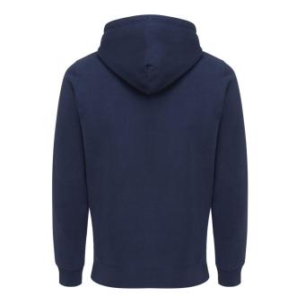 Iqoniq Abisko Zip-Kapuzenpullover aus recycelter Baumwolle, Navy Navy | XXS