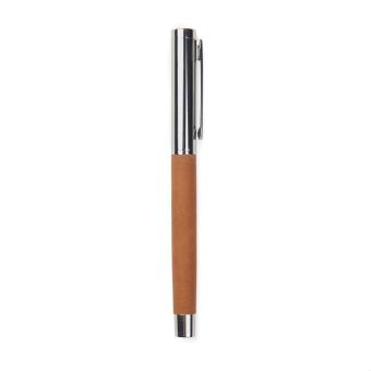 VINGA Bosler RCS recycled SS pen Brown