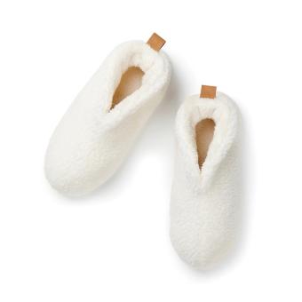 VINGA Santos RCS recycled pet cosy slippers Off white