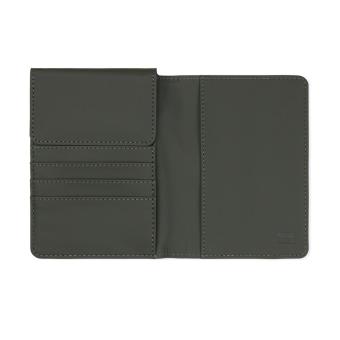 VINGA Baltimore RCS recycled polyester RFID passport cover Green