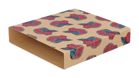 CreaSleeve Kraft 354 Individueller Pappschuber aus Kraftpapier Natur