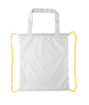 CreaDraw Shop custom drawstring bag White/yellow