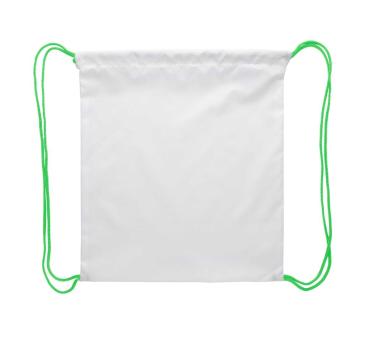 CreaDraw Kids custom drawstring bag for kids White/green