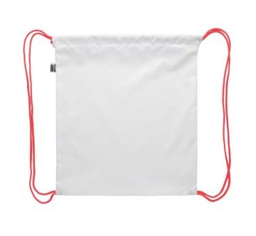 CreaDraw Kids RPET custom drawstring bag for kids Red/white