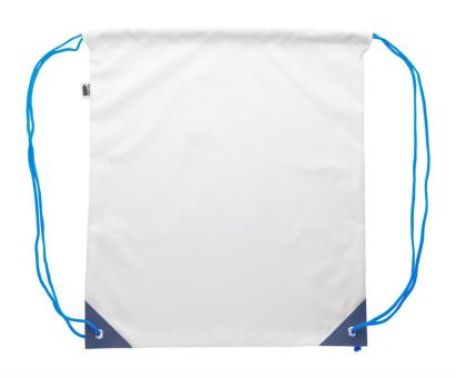 CreaDraw Plus RPET custom drawstring bag Blue/white