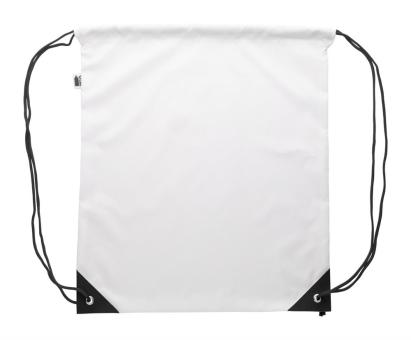 CreaDraw Plus RPET custom drawstring bag Black/white