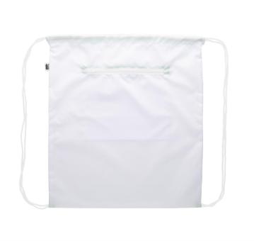 CreaDraw RFID RPET custom drawstring bag White