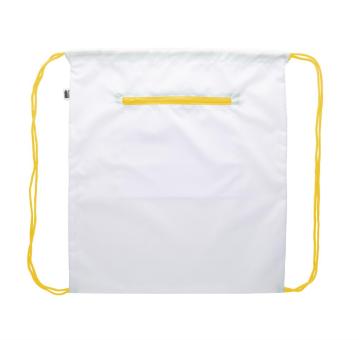 CreaDraw RFID RPET custom drawstring bag Yellow