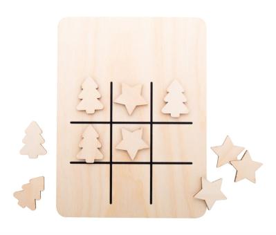 TixTax Christmas tic-tac-toe, star & Christmas tree Nature