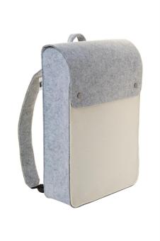 CreaFelt Back II custom RPET backpack White/grey