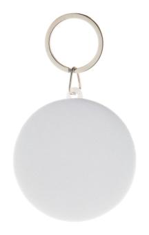 KeyBadge RPET Maxi pin button keyring White