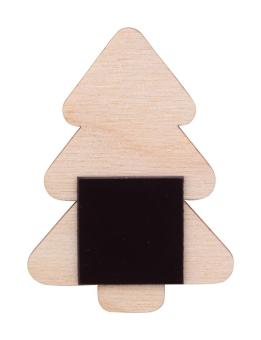 Woofri Xmas Individueller Weihnachts-Kühlschrankmagnet, Weihnachtsbaum Natur