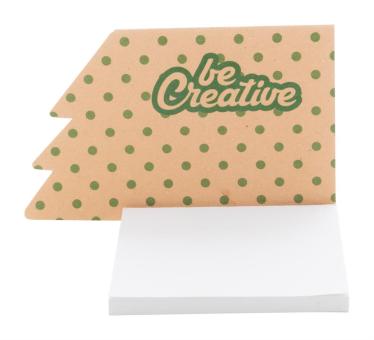 CreaStick Xmas Eco custom sticky notepad, Christmas tree Nature