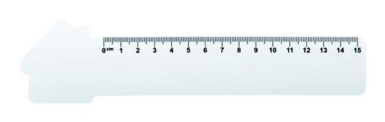 Couler 15 15 cm ruler, house White