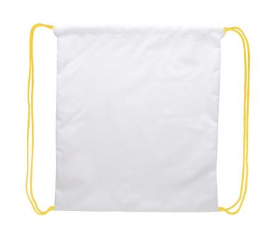 CreaDraw custom drawstring bag White/yellow