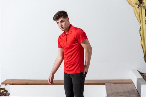 Dekrom RPET Polo-Shirt, rot Rot | L