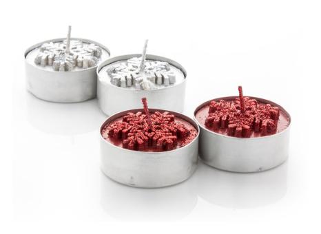 Duo candle set Silver