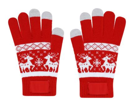 Kainex Christmas touch screen gloves Red