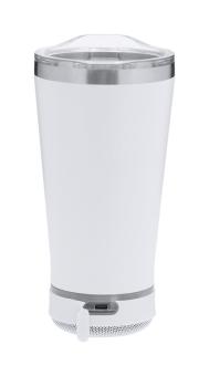 Tandix thermo cup with speaker White