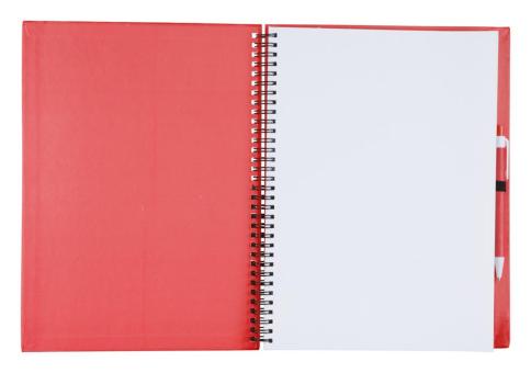 Tecnar notebook Red