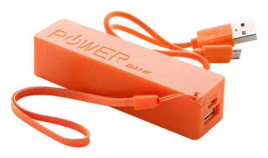 Keox USB power bank Orange/white