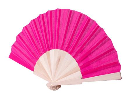 Folklore hand fan Pink