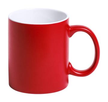 Lousa Tasse Rot/weiß