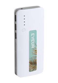 Kaprin Powerbank Weiß/grau