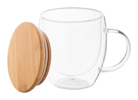 Grobina Mini glass thermo mug Transparent