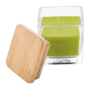 Cubama candle, green apple Green