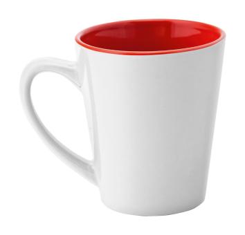 Salo Tasse Weiß/rot