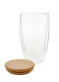 Bondina L glass thermo cup Nature