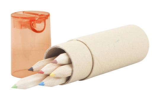 Gallery 6 pencil set Nature orange