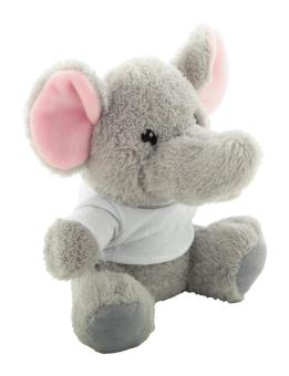 Retrump RPET plush elephant Convoy grey