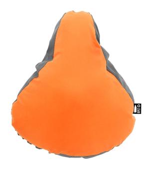 Lumiride reflective RPET bicycle seat cover Orange