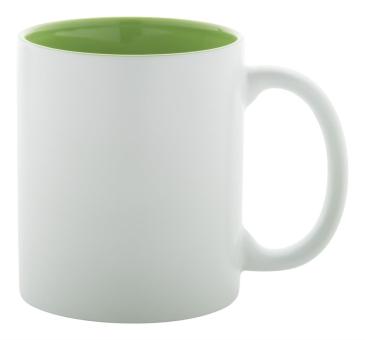 Revery Tasse, weiß Weiß, lindgrün