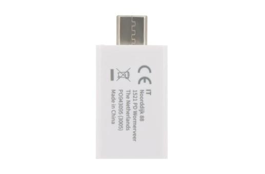 INT 3005 | USB-C to USB-A adapter Weiß