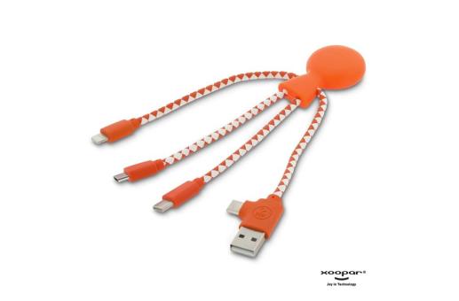 2081 | Xoopar Mr. Bio Charging cable Orange