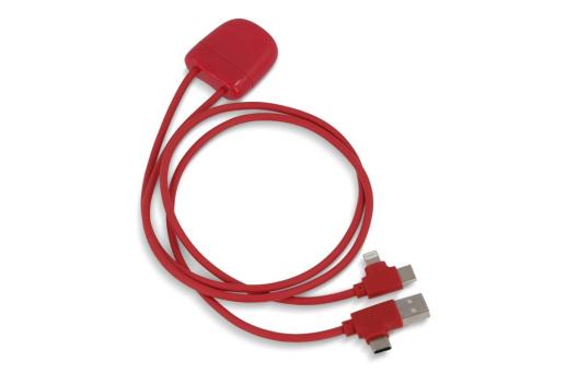 Xoopar Ice-C GRS Charging cable Red