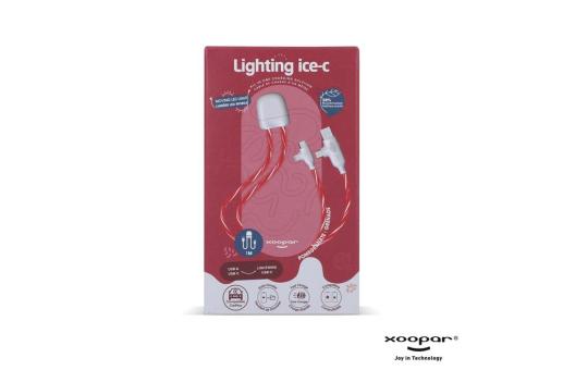 Xoopar Lighting Ice-C GRS Charging cable Red