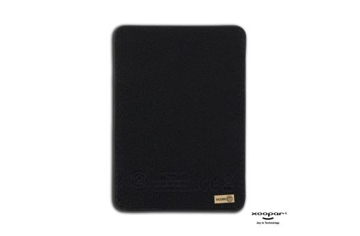 3198 | Xoopar Iné Mini NFC Wallet Recycled Leather Black