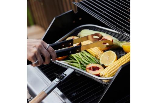 Sagaform Fredde BBQ Set 3-tlg. Schwarz/silber