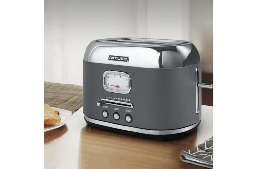 Muse Toaster 1000 Watt Dark grey