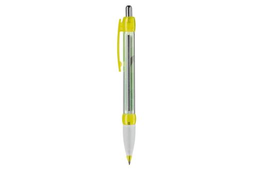 Banner-pen, grip transparent Transparent yellow