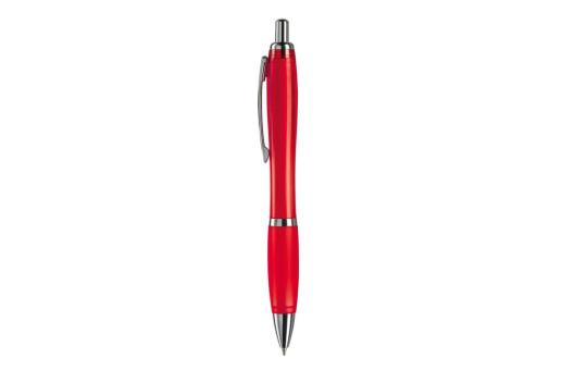 Ball pen Hawaï frosty Transparent red