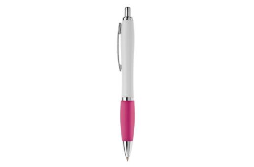 Ball pen Hawaï hardcolour Pink/white