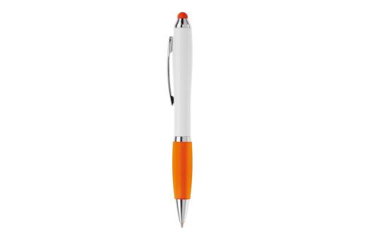 Ball pen Hawaï stylus hardcolour Orange/white