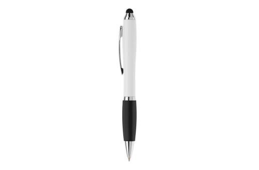 Ball pen Hawaï stylus hardcolour White/black