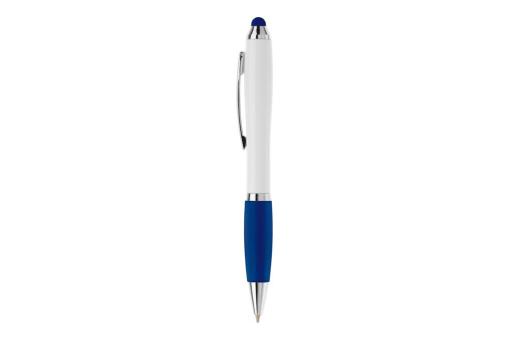 Ball pen Hawaï stylus hardcolour White/blue